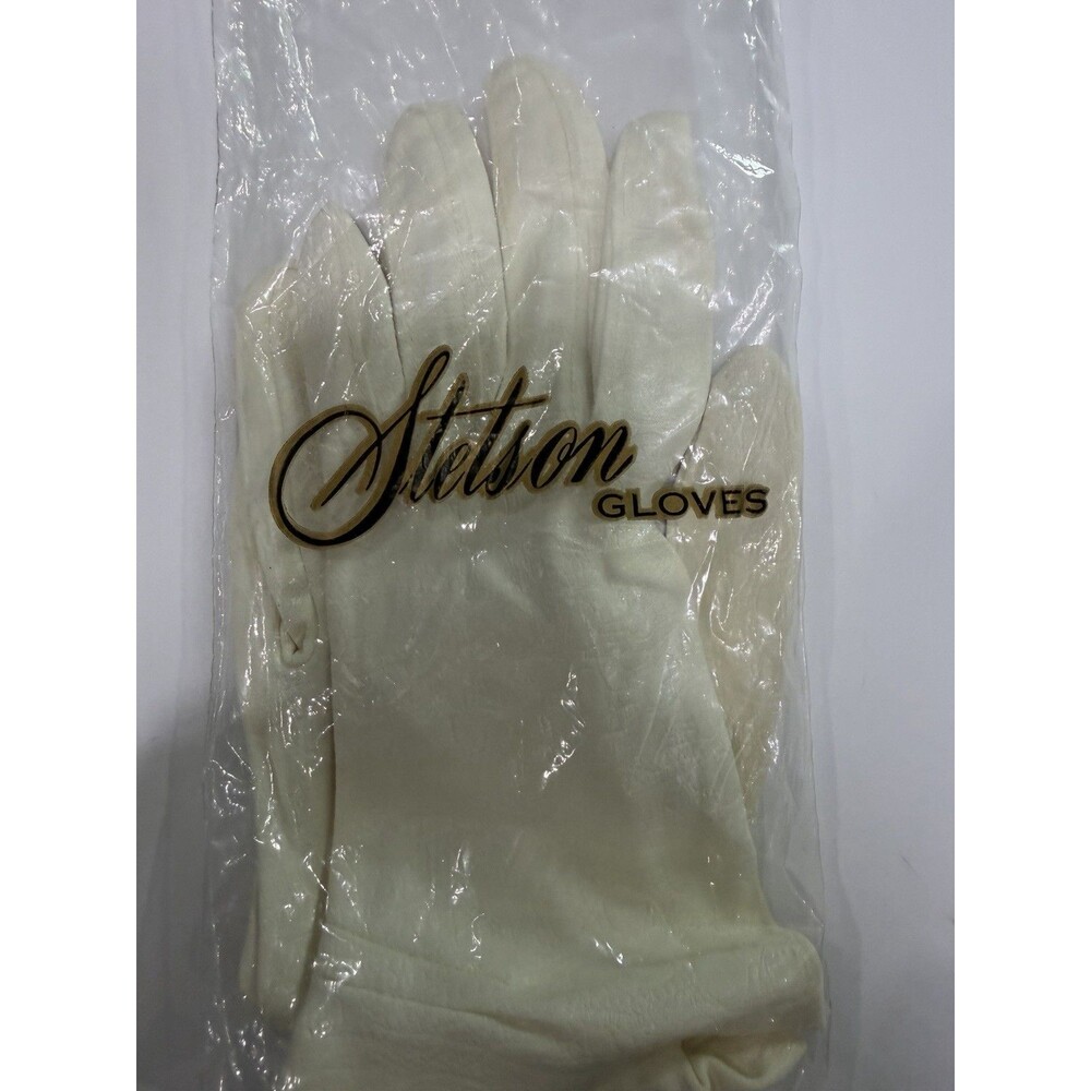 Vintage White Stetson Gloves Women's See Measurements